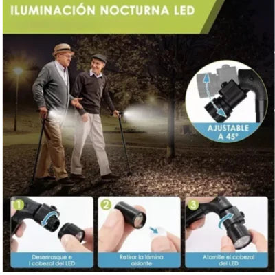 Smart Stick™ - El primer bastón inteligente que ayuda a mejorar el dolor de rodillas (Gracias a su cuádruple apoyo)