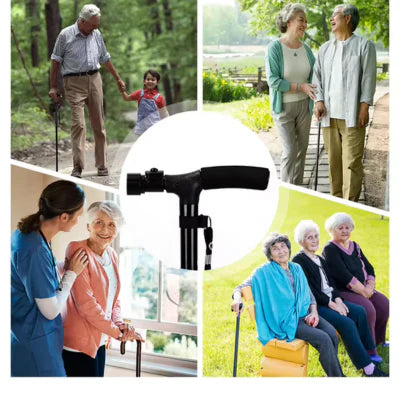 Smart Stick™ - El primer bastón inteligente que ayuda a mejorar el dolor de rodillas (Gracias a su cuádruple apoyo)