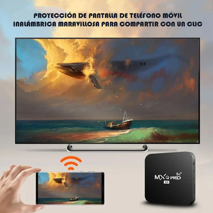 TV BOX 4K ANDROID SMART TV 5G™ + REGALLO🎁